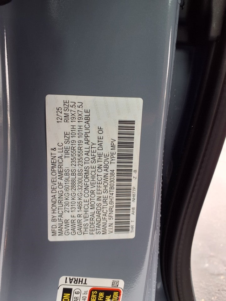 2026 Honda Odyssey Sport-L Auto