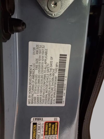 2026 Honda Odyssey Sport-L Auto