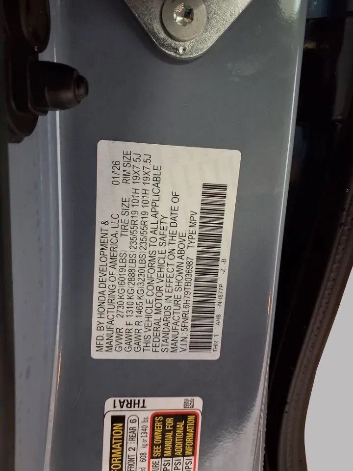 2026 Honda Odyssey Sport-L Auto