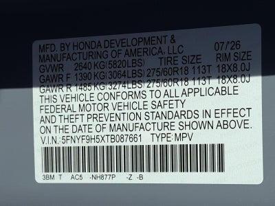 2026 Honda Passport TrailSport AWD