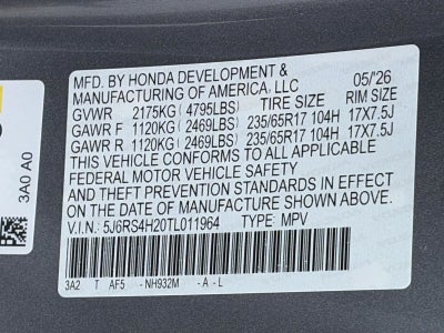 2026 Honda CR-V LX AWD