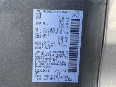 2026 Nissan Murano AWD SL