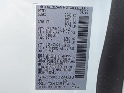 2026 Nissan Murano AWD Platinum