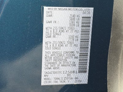 2026 Nissan Murano AWD Platinum