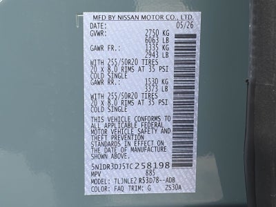 2026 Nissan Pathfinder Platinum 4WD