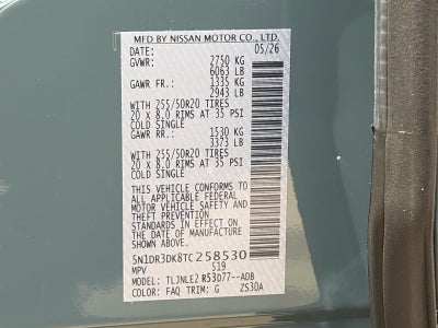 2026 Nissan Pathfinder Platinum 4WD