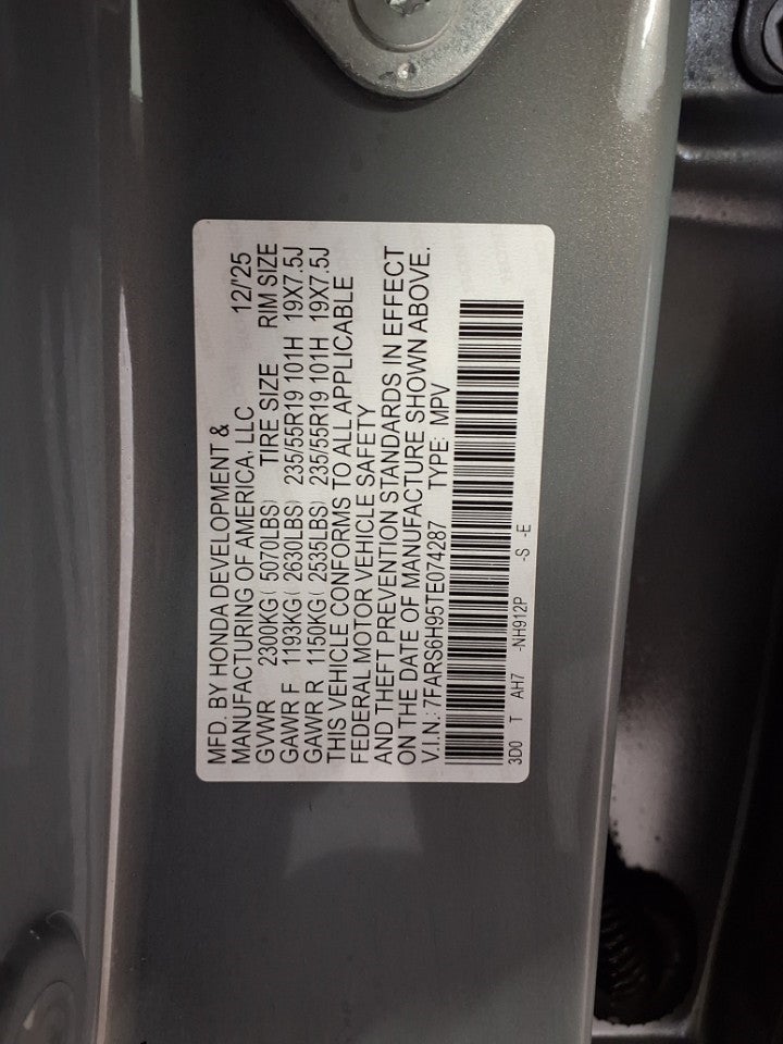 2026 Honda CR-V Hybrid Sport Touring AWD