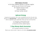 2023 Subaru Forester Sport CVT