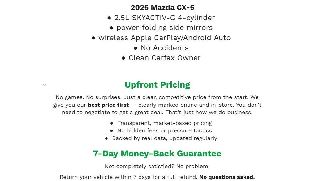 2025 Mazda Mazda CX-5 2.5 S Premium Plus Package AWD