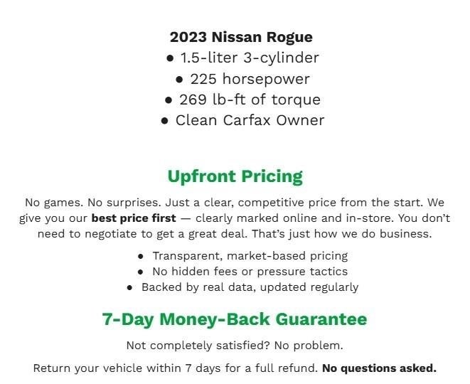2023 Nissan Rogue AWD SV