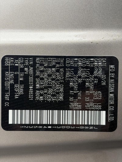 2026 Nissan Rogue 2026.5 AWD Platinum