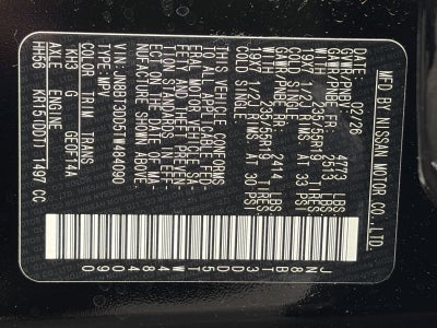 2026 Nissan Rogue AWD Platinum
