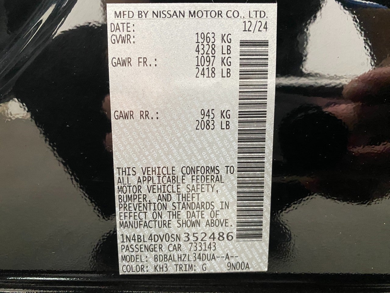 2025 Nissan Altima SV