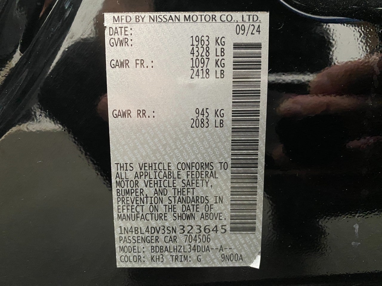 2025 Nissan Altima SV