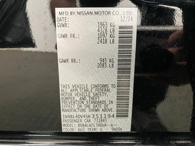 2025 Nissan Altima SV