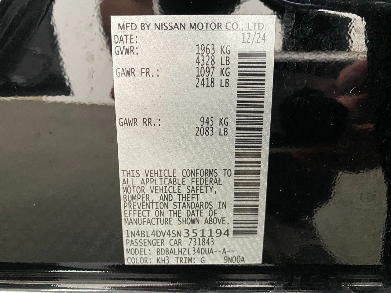 2025 Nissan Altima SV