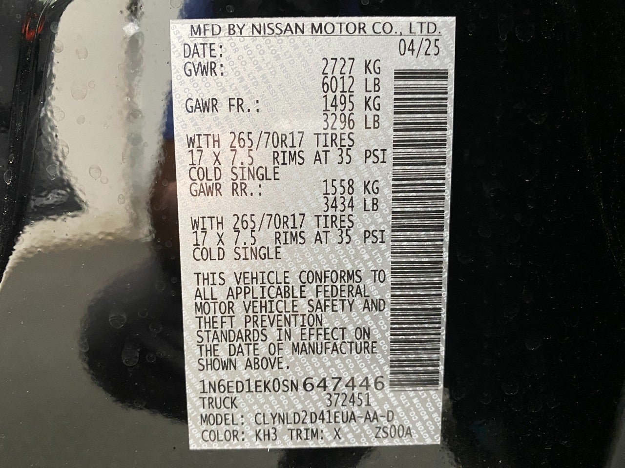 2025 Nissan Frontier Crew Cab PRO-4X®