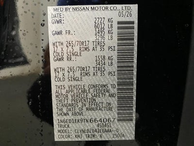 2026 Nissan Frontier Crew Cab PRO-4X®