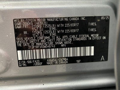 2025 Toyota RAV4 XLE AWD