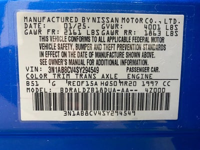 2025 Nissan Sentra SV
