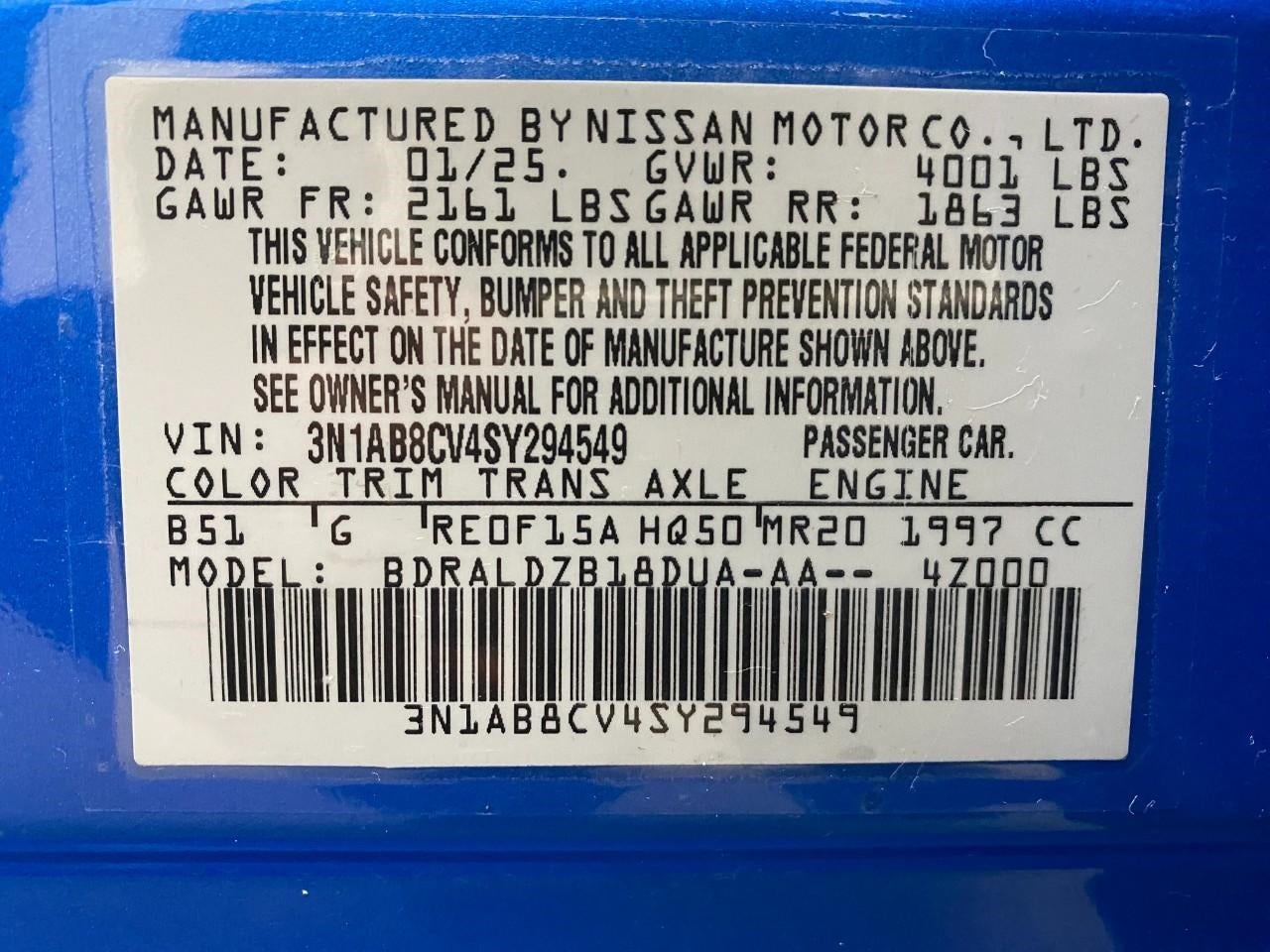 2025 Nissan Sentra SV