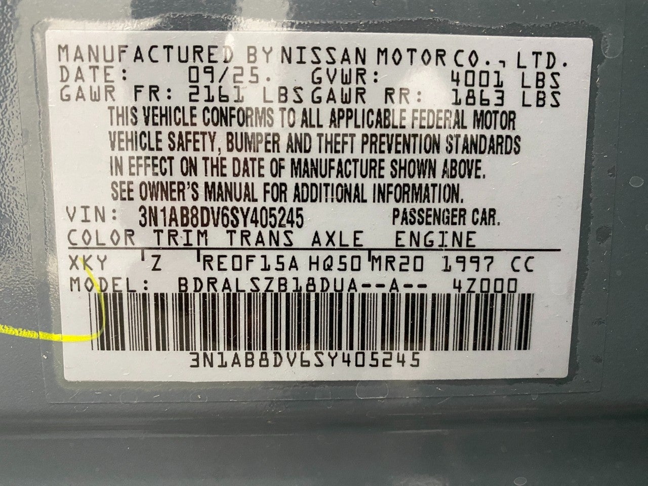 2025 Nissan Sentra SR