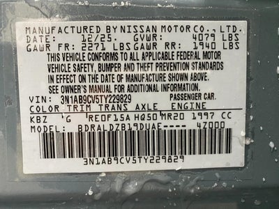 2026 Nissan Sentra SV