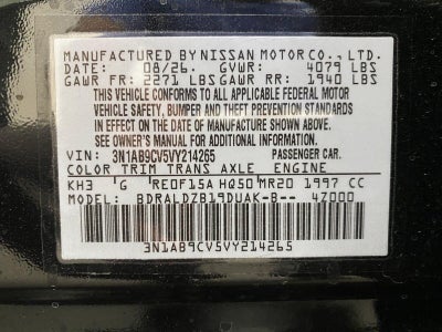 2027 Nissan Sentra SV