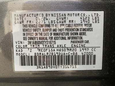 2026 Nissan Sentra SR