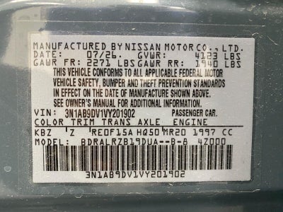 2027 Nissan Sentra SR