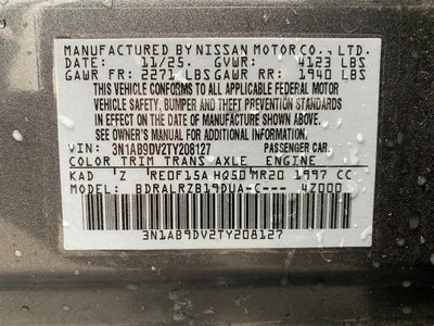 2026 Nissan Sentra SR