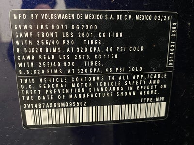 2024 Volkswagen Tiguan 2.0T SEL R-Line 4MOTION