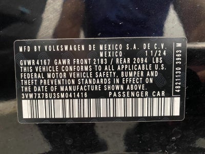 2025 Volkswagen Jetta SE Auto
