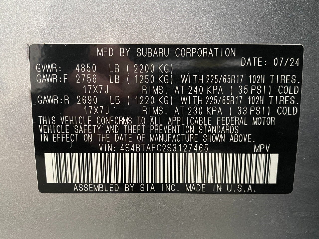 2025 Subaru Outback Premium AWD