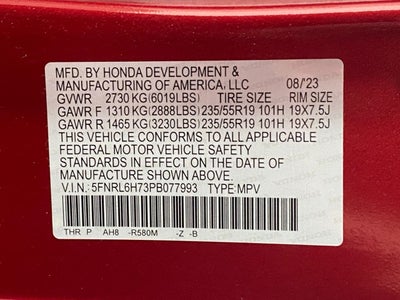 2023 Honda Odyssey Sport Auto