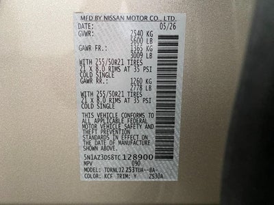 2026 Nissan Murano Platinum