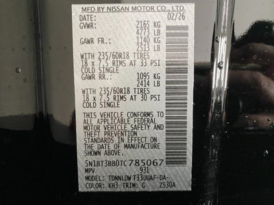 2026 Nissan Rogue SV