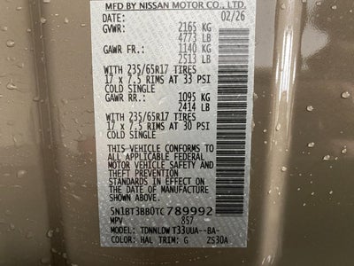 2026 Nissan Rogue Rock Creek®