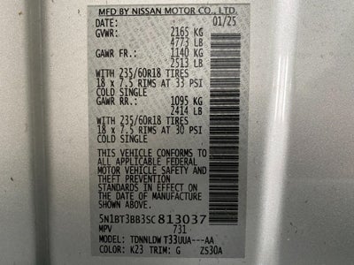 2025 Nissan Rogue SV