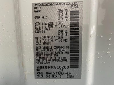 2026 Nissan Rogue Rock Creek®