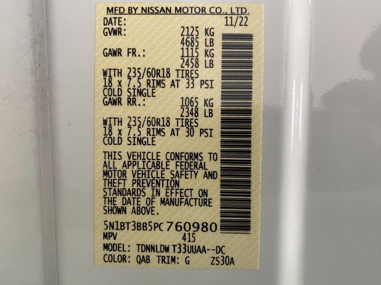 2023 Nissan Rogue SV