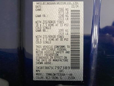 2025 Nissan Rogue SV