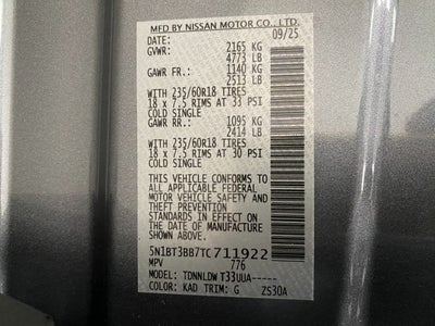 2026 Nissan Rogue SV