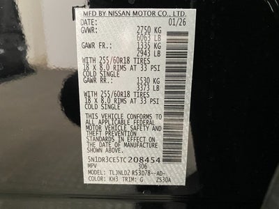 2026 Nissan Pathfinder SL