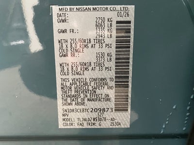 2026 Nissan Pathfinder SL