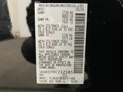 2026 Nissan Pathfinder SL