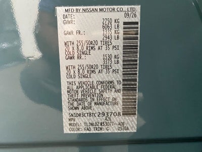 2026 Nissan Pathfinder SL