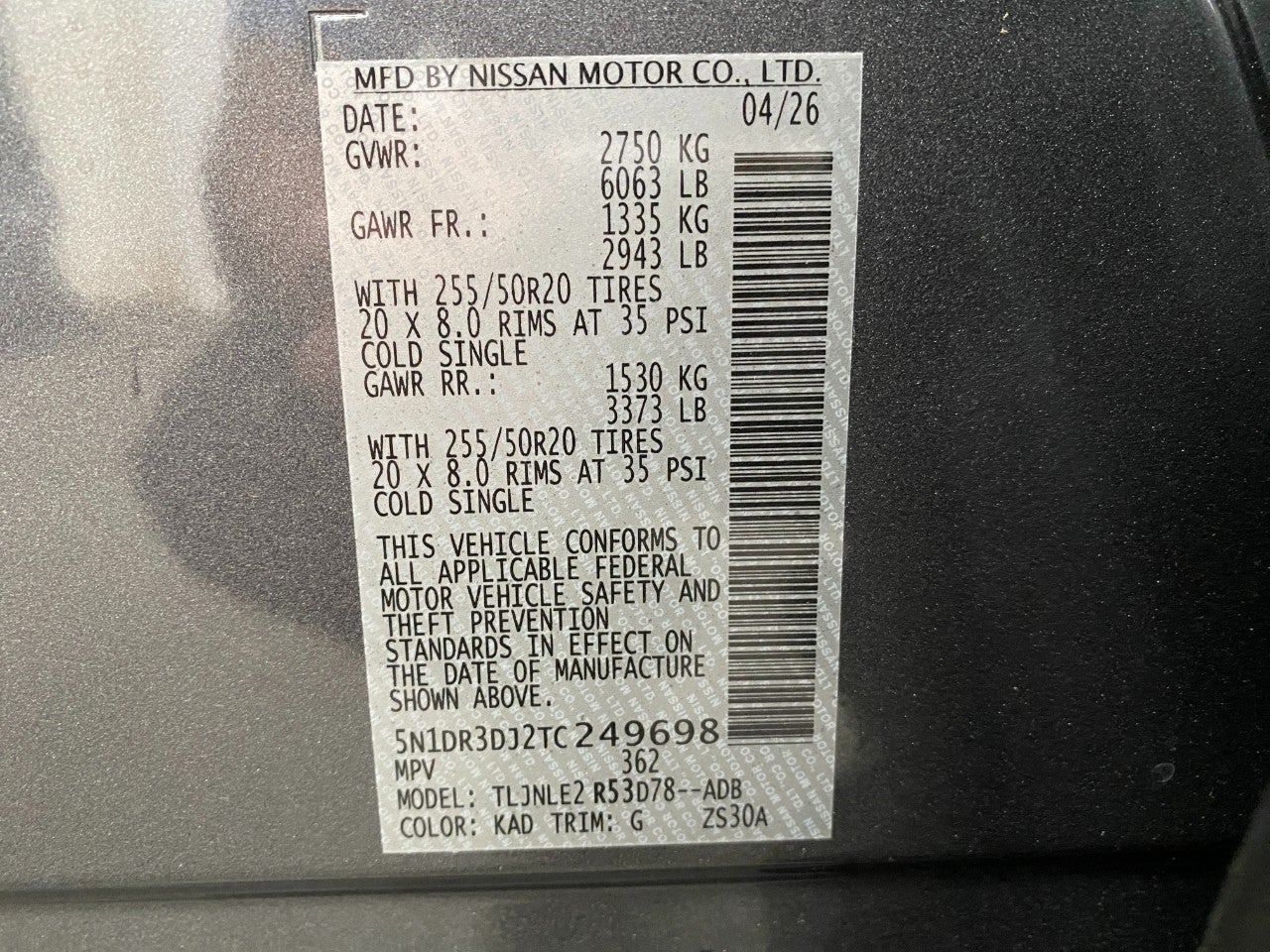 2026 Nissan Pathfinder Platinum