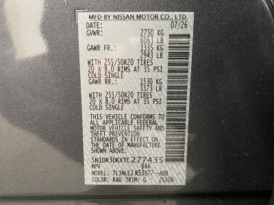 2026 Nissan Pathfinder Platinum
