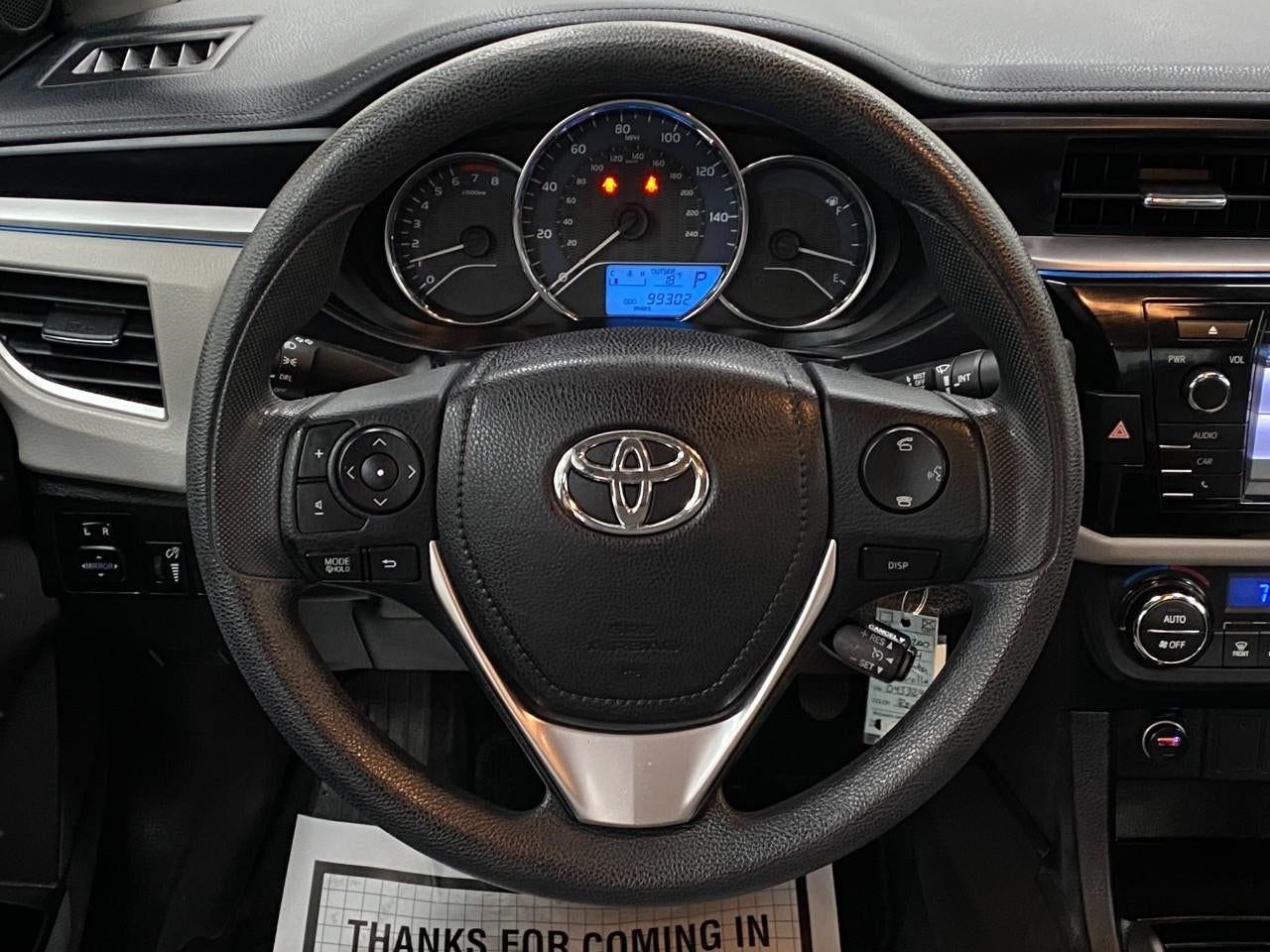 2014 Toyota Corolla 4dr Sdn Auto L